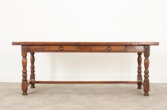 French, 19th Century Oak Farm Table