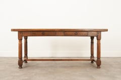 French 19th Century Oak Farm Table