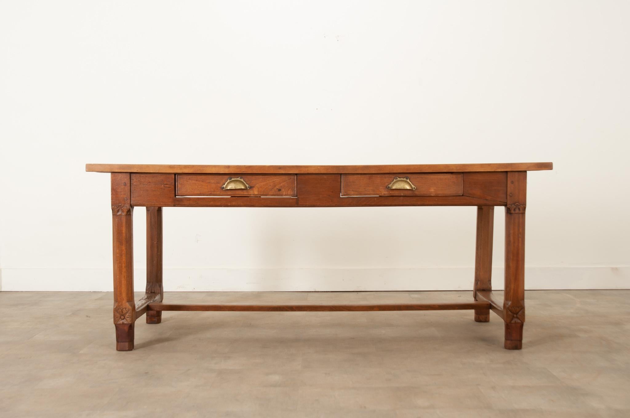 Other French 19th Century Oak Farm Table For Sale
