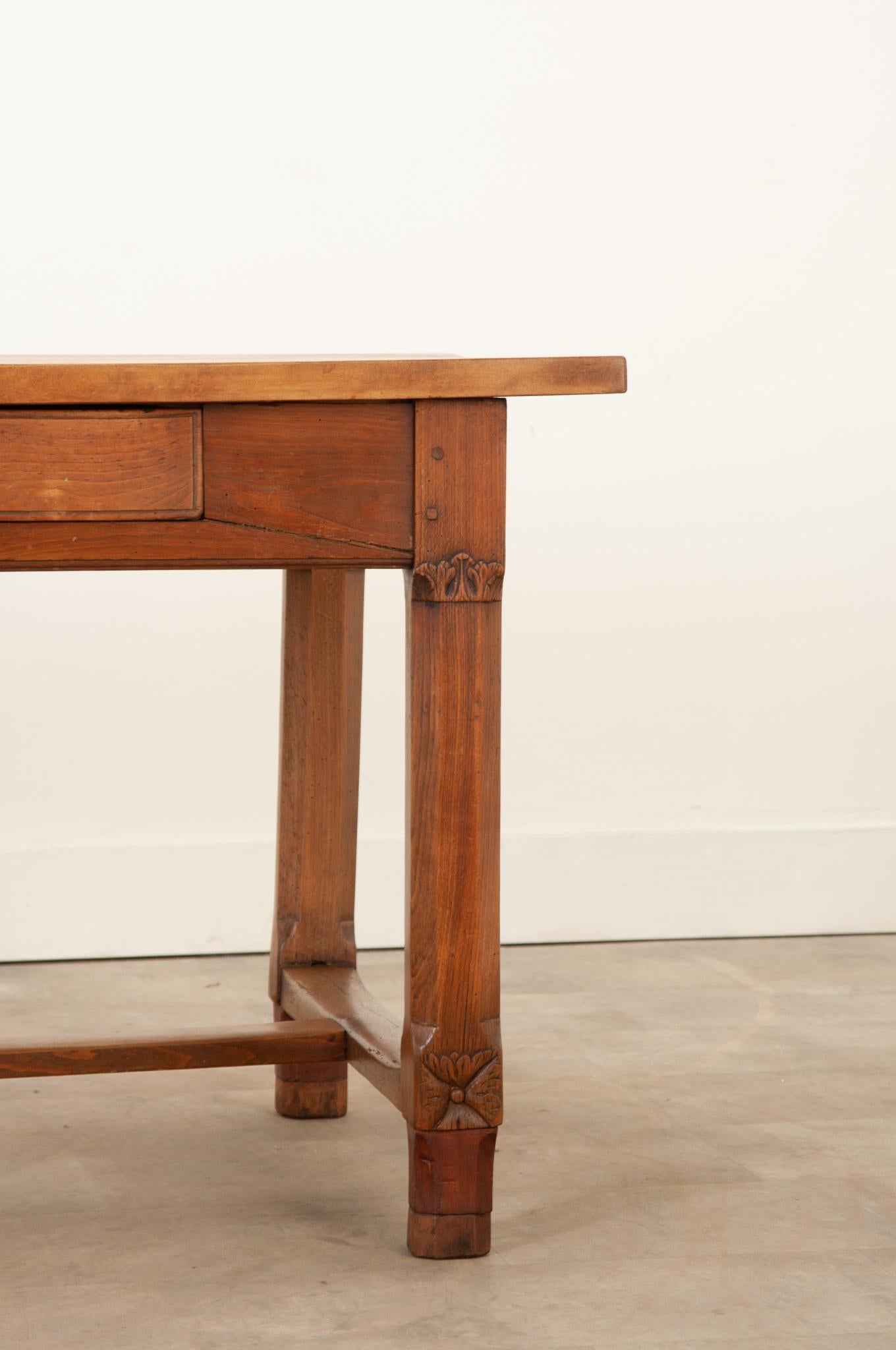 French 19th Century Oak Farm Table In Good Condition For Sale In Baton Rouge, LA
