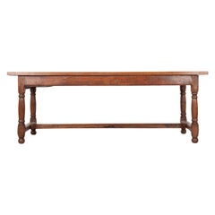 French 19th Century Oak Farm Table