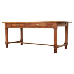 Used French 19th Century Oak Farm Table