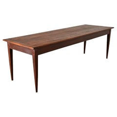 French 19th Century Oak Farm Table
