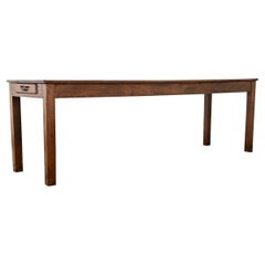 French 19th Century Oak Farm Table