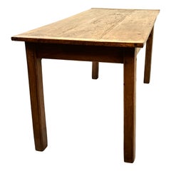 French 19th Century Oak Farmhouse Dining Table