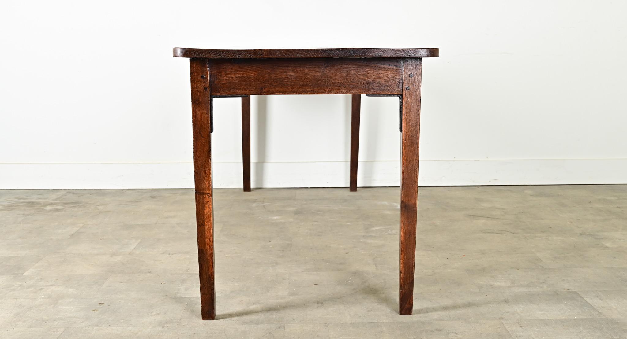 French 19th Century Oak Farmhouse Table 7
