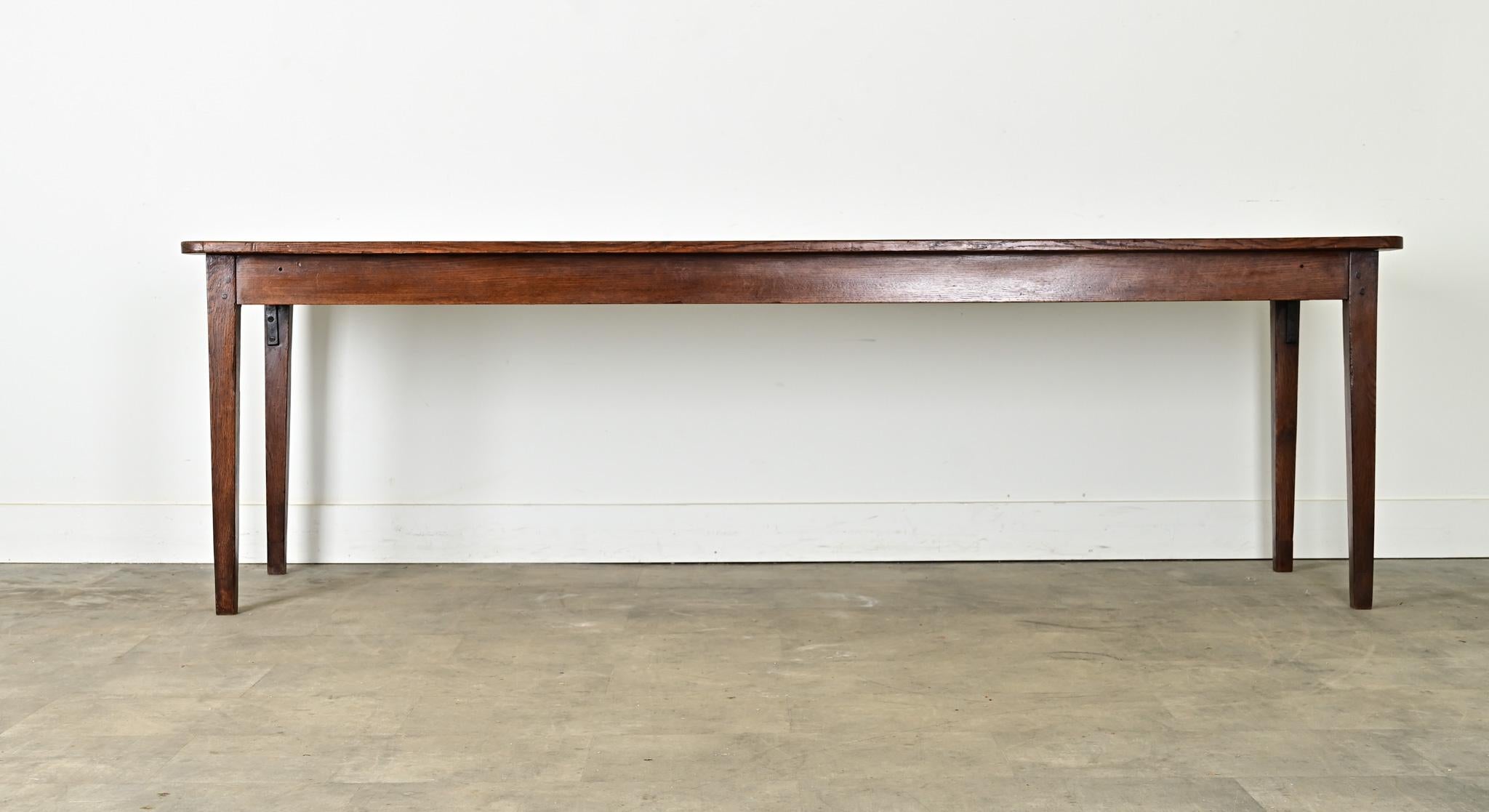 French 19th Century Oak Farmhouse Table 10