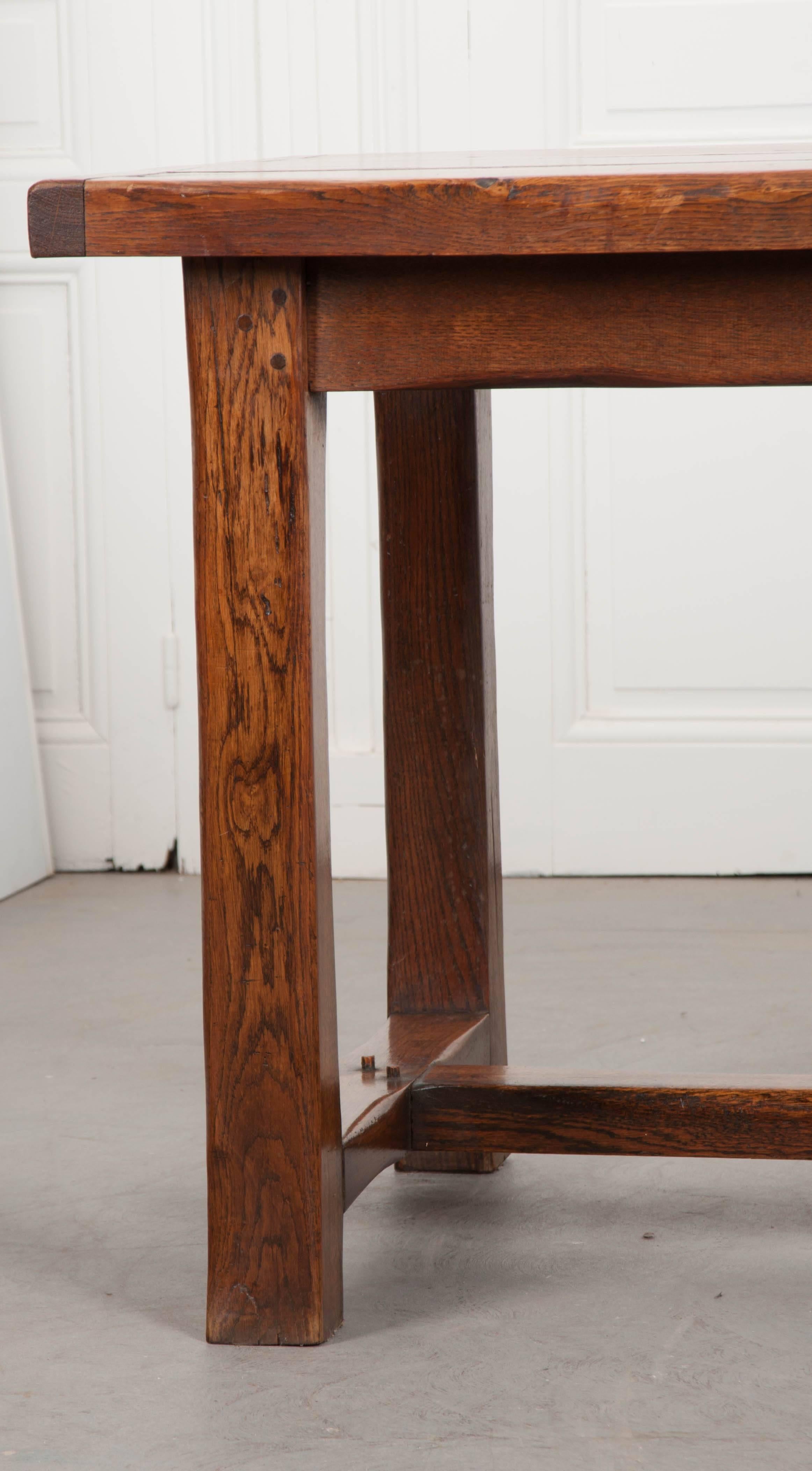 French Provincial French 19th Century Oak Farmhouse Table