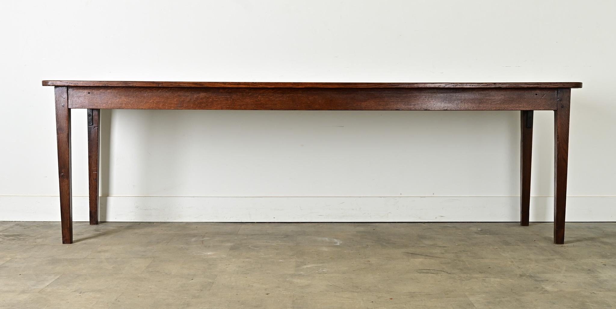 Country French 19th Century Oak Farmhouse Table