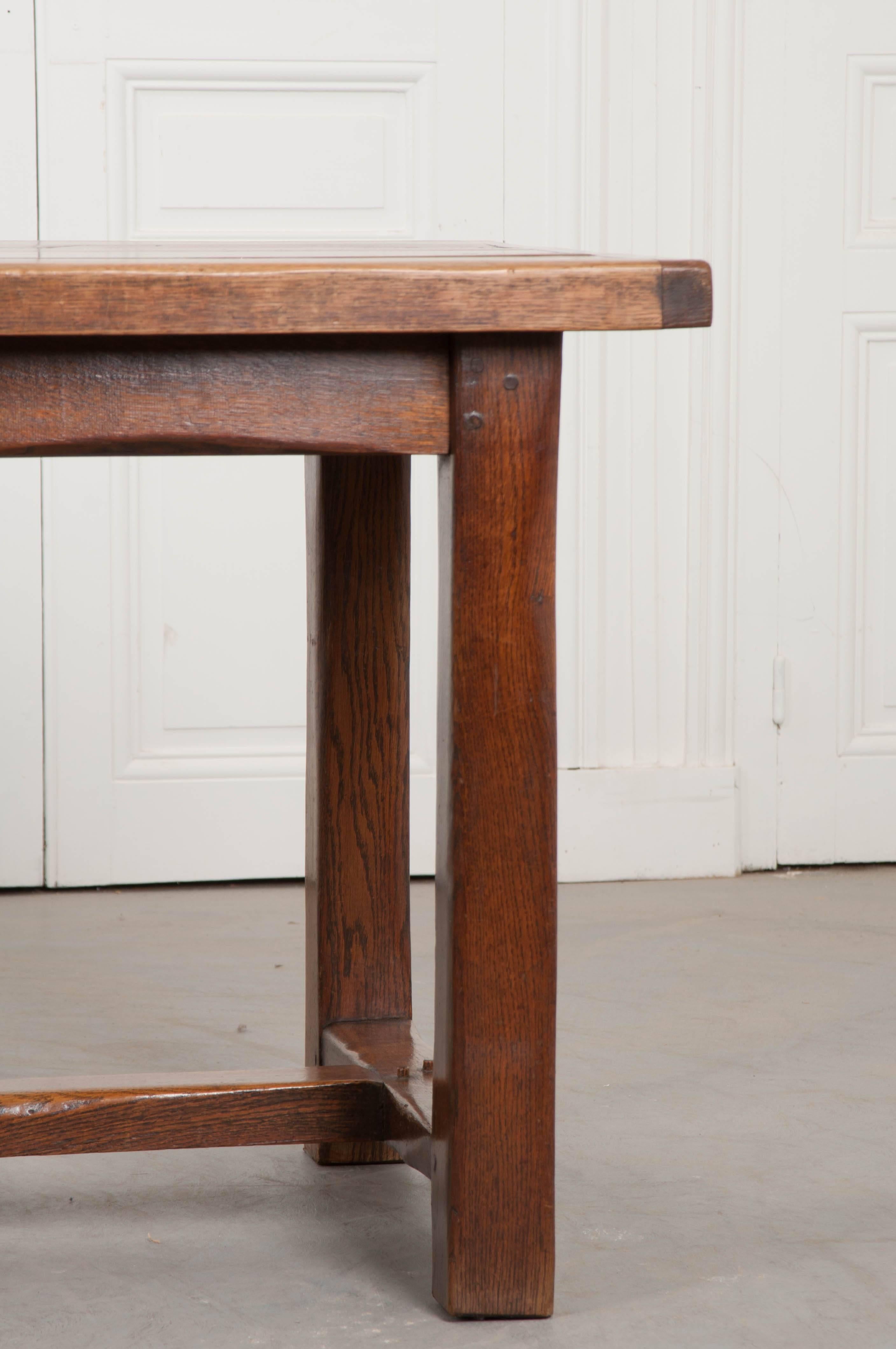 Patinated French 19th Century Oak Farmhouse Table