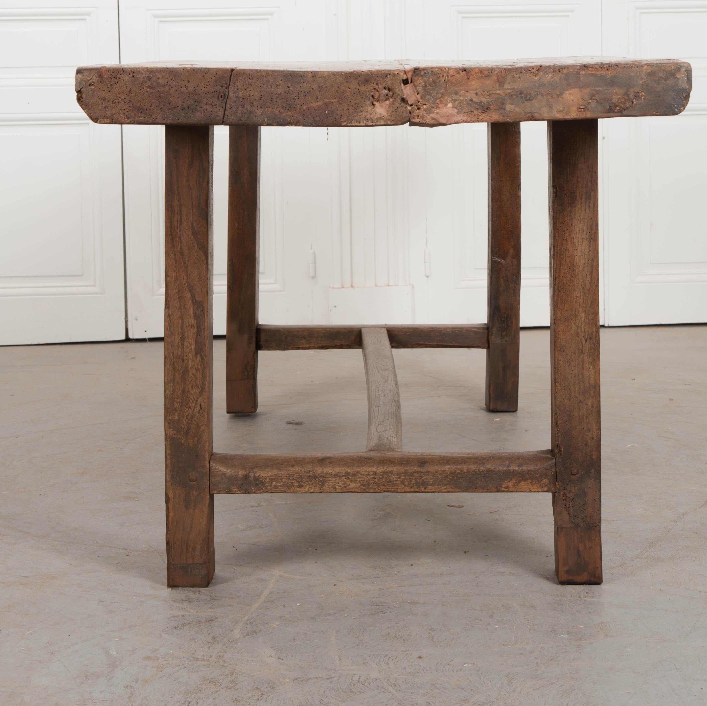 French 19th Century Oak Farmhouse Table 3