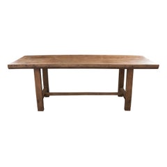 French 19th Century Oak Farmhouse Table