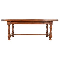 French 19th Century Oak Farmhouse Table