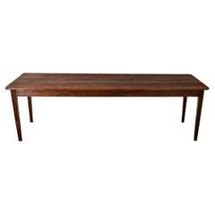 French 19th Century Oak Farmhouse Table