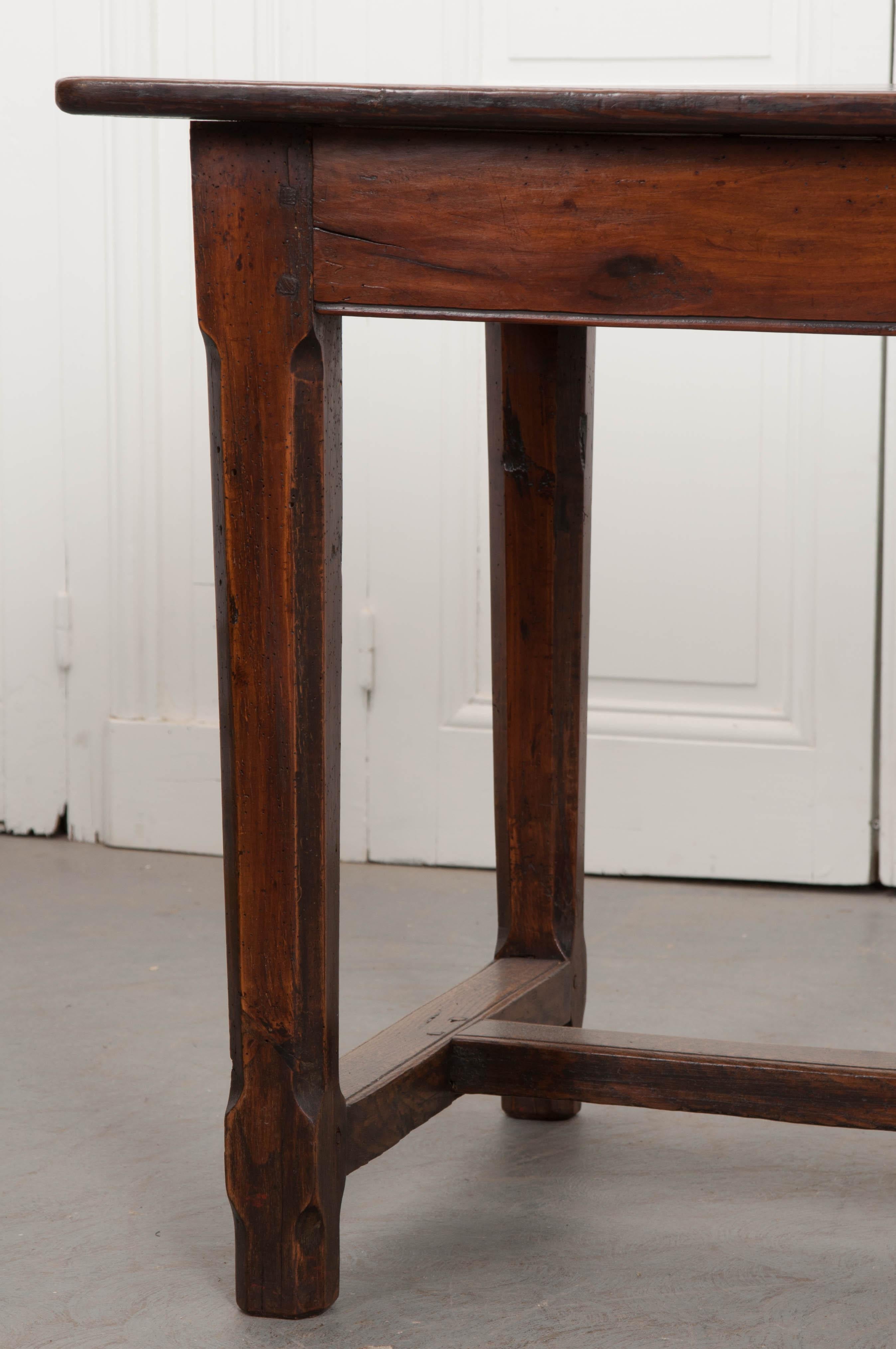 French Provincial French 19th Century Oak Farmhouse Trestle Table