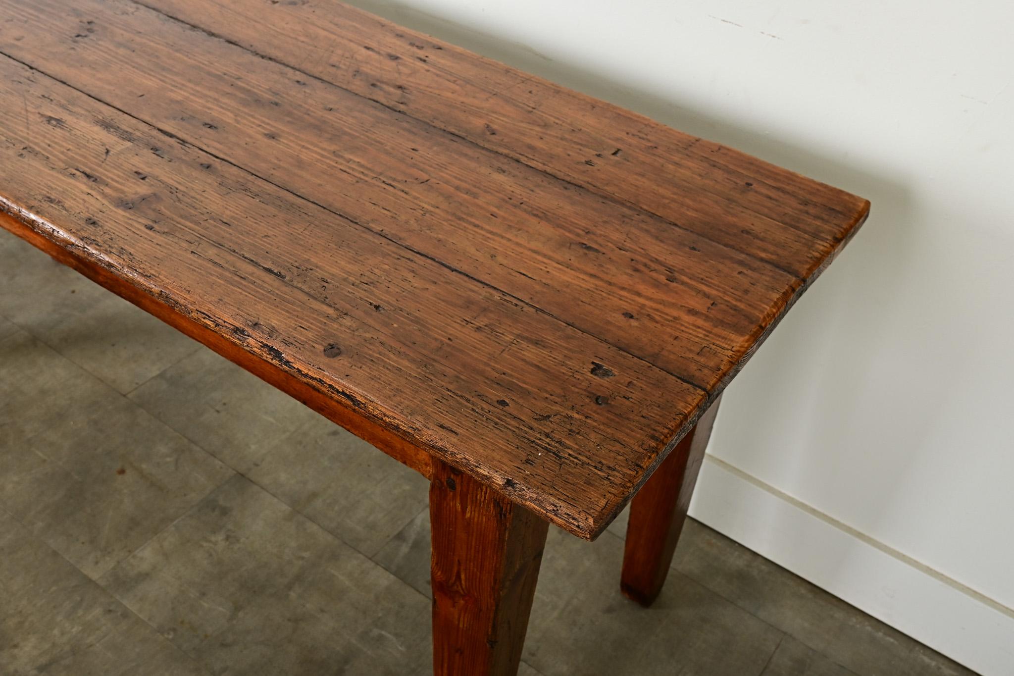 Table de moisson française du 19ème siècle 2