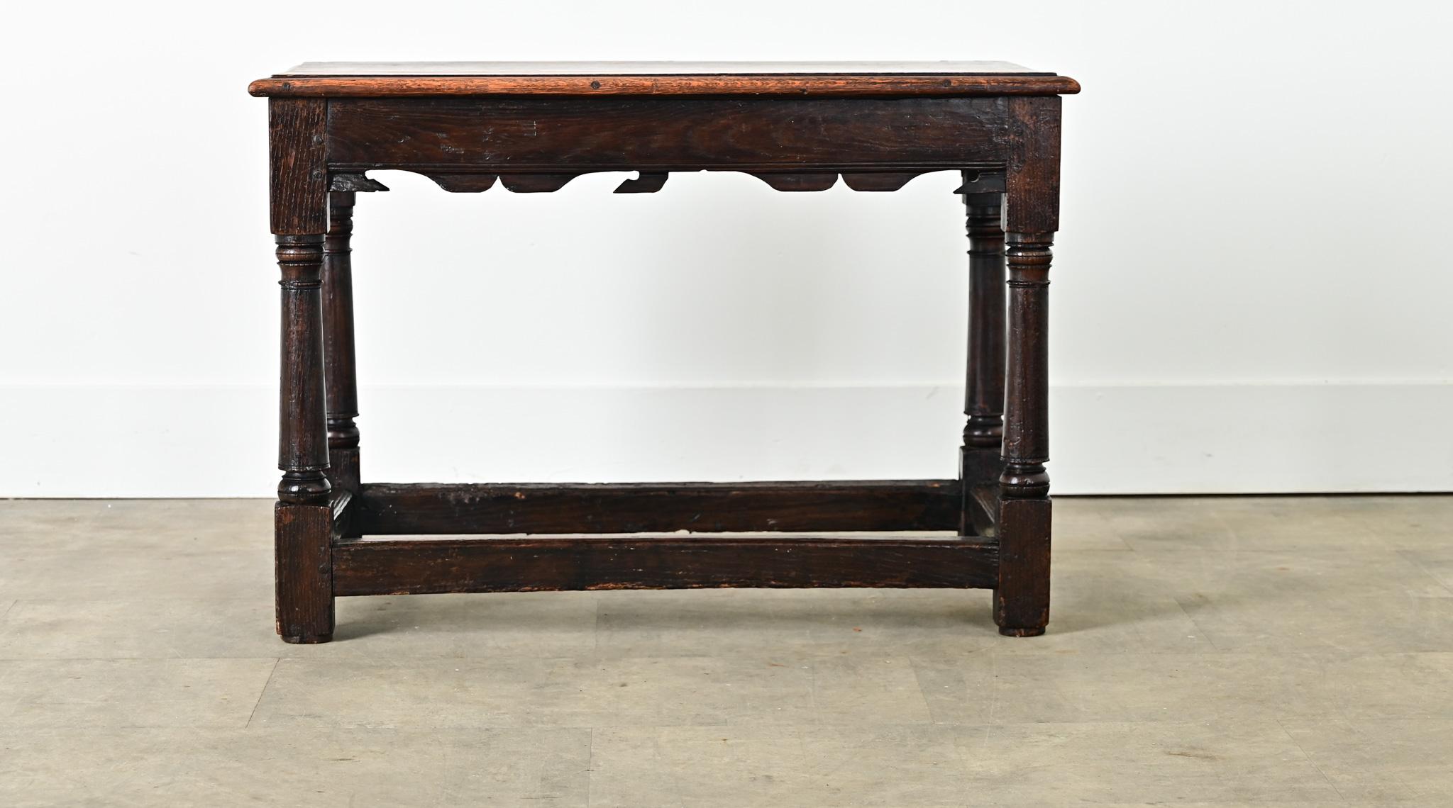 French Provincial French 19th Century Oak Joint Stool-Table For Sale