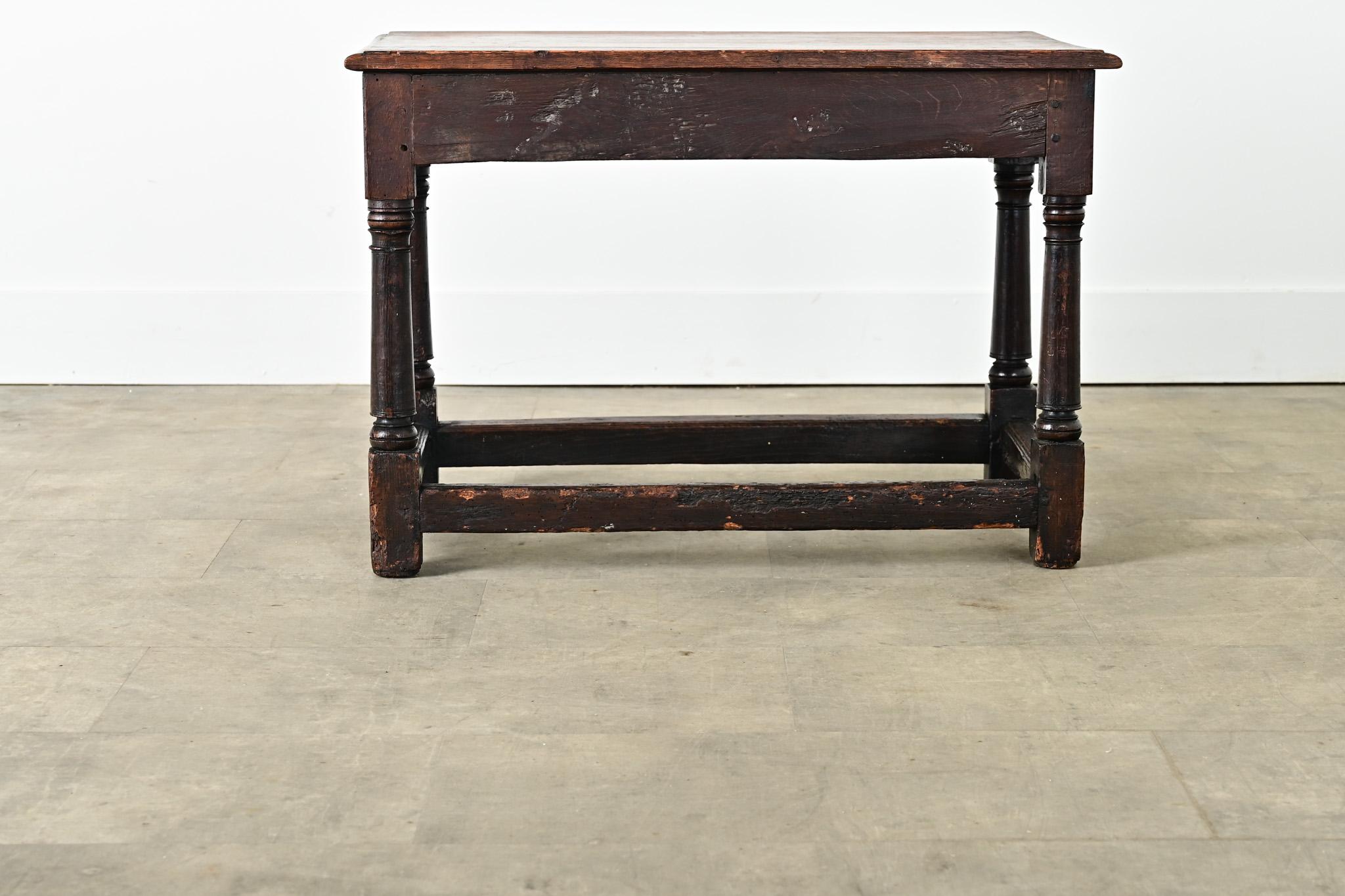 French 19th Century Oak Joint Stool-Table For Sale 2