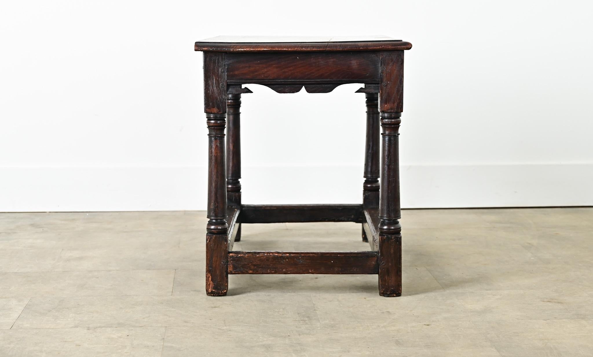 French 19th Century Oak Joint Stool-Table For Sale 3