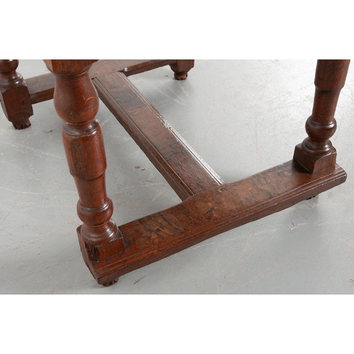 French 19th Century Oak Low Table For Sale 2