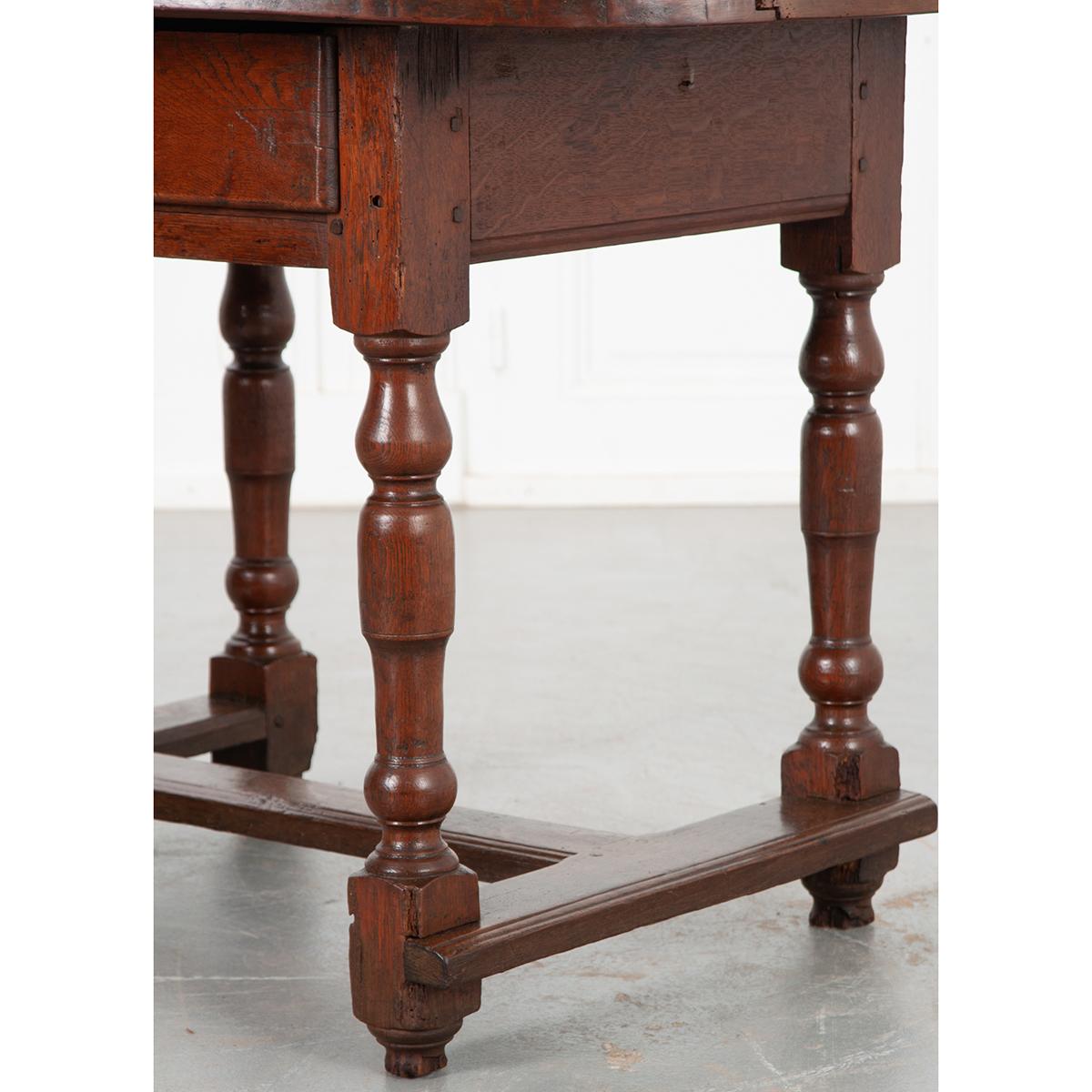 French 19th Century Oak Low Table For Sale 3