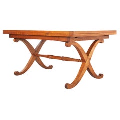 French 19th Century Oak Refectory Table with Extending Leaves