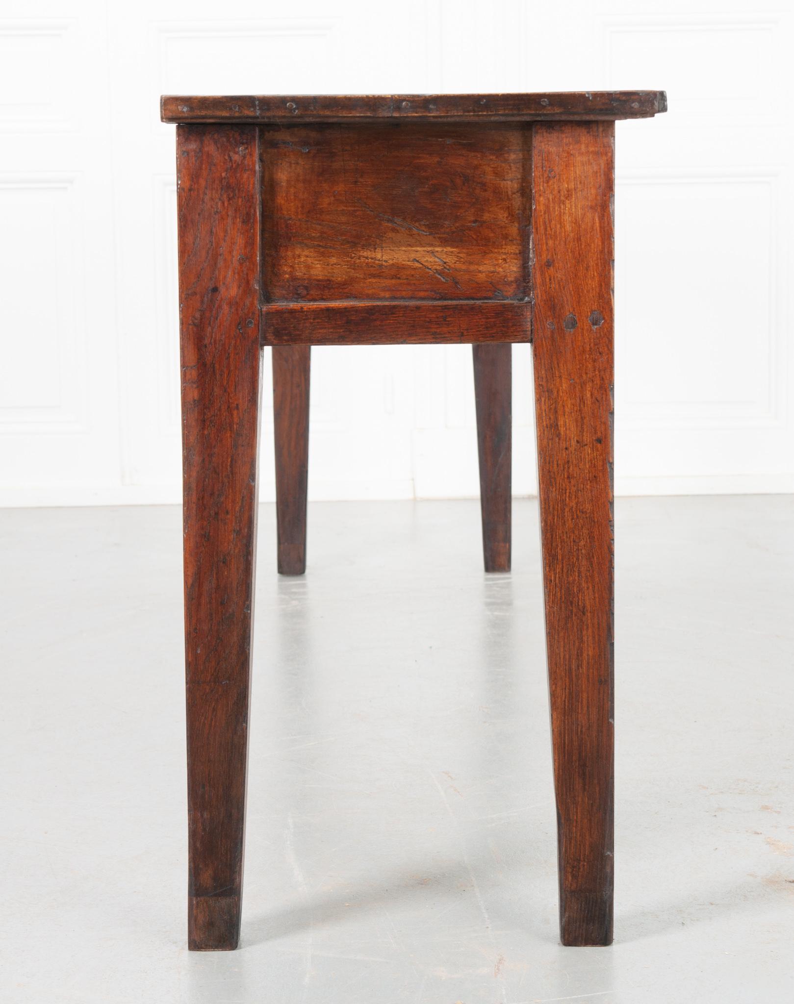 French 19th Century Oak Server 1