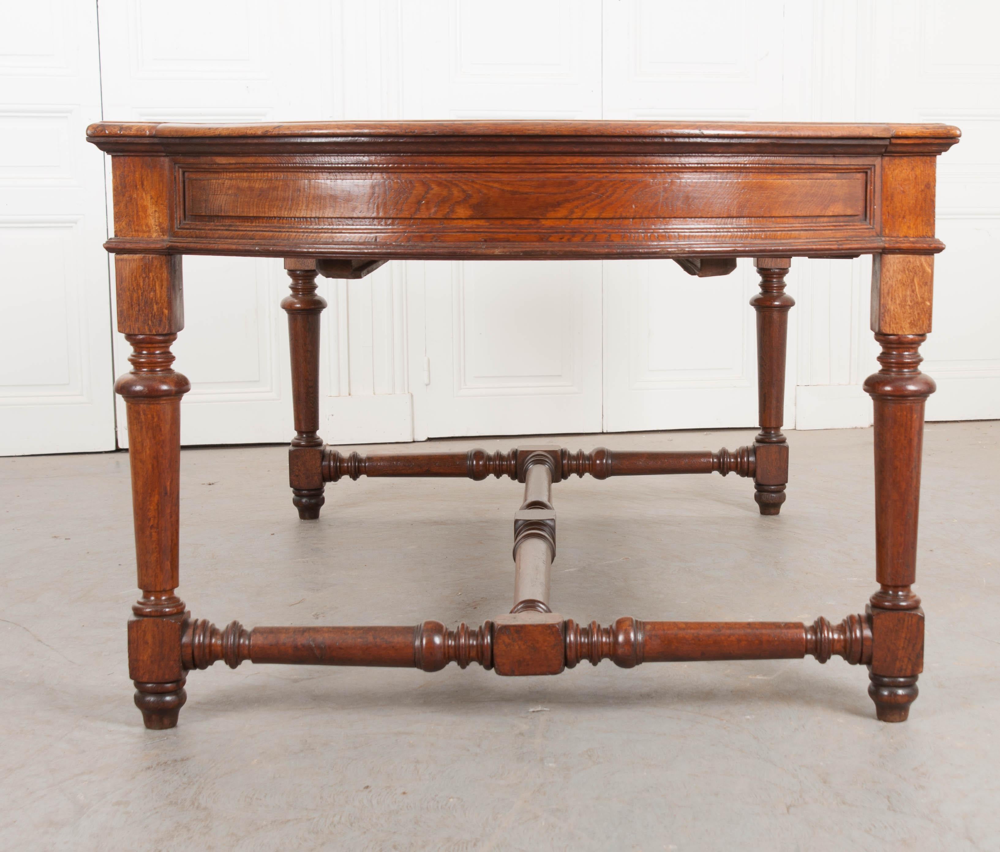 French 19th Century Oak Sewing Table 13