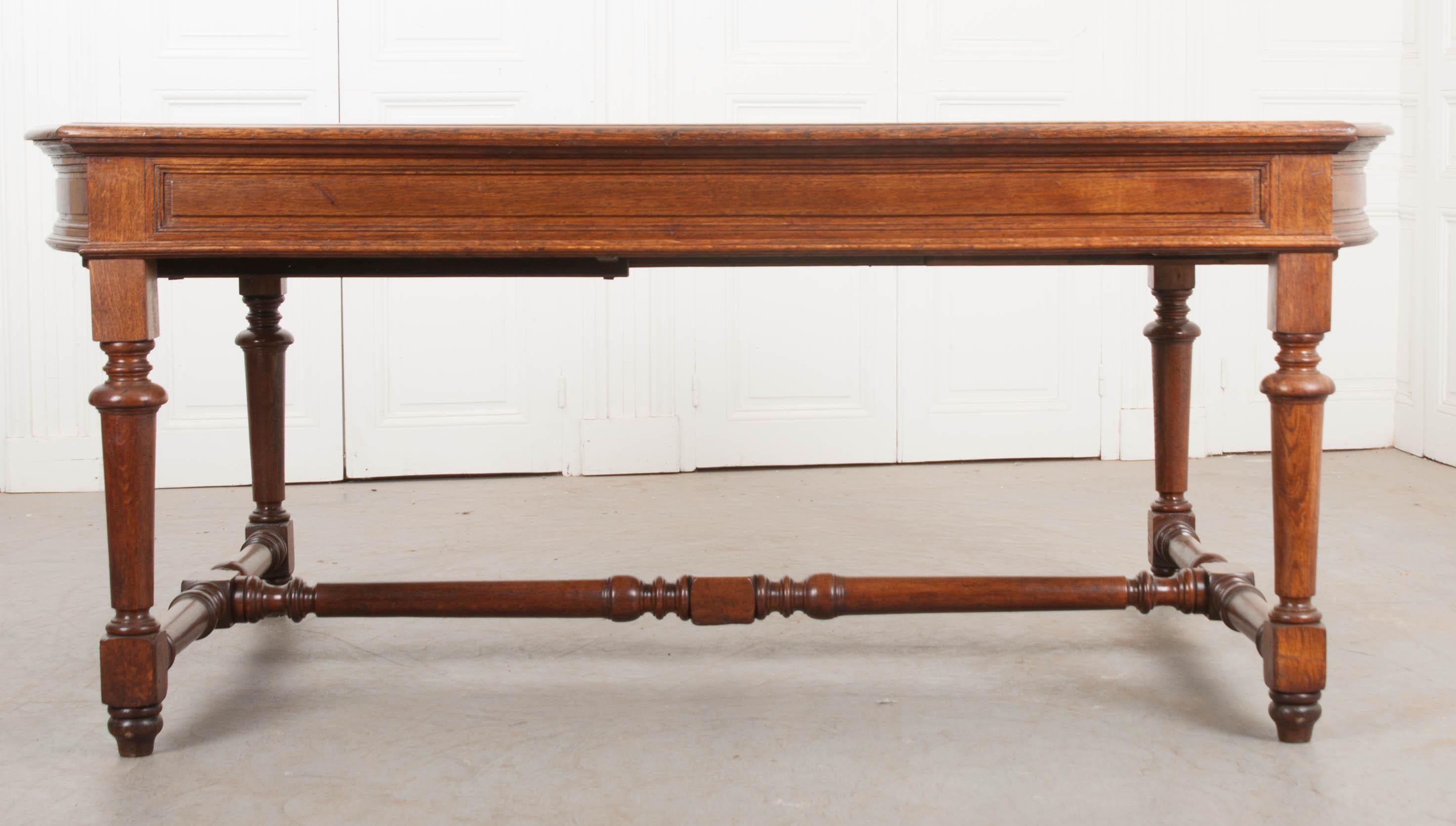 French 19th Century Oak Sewing Table 15