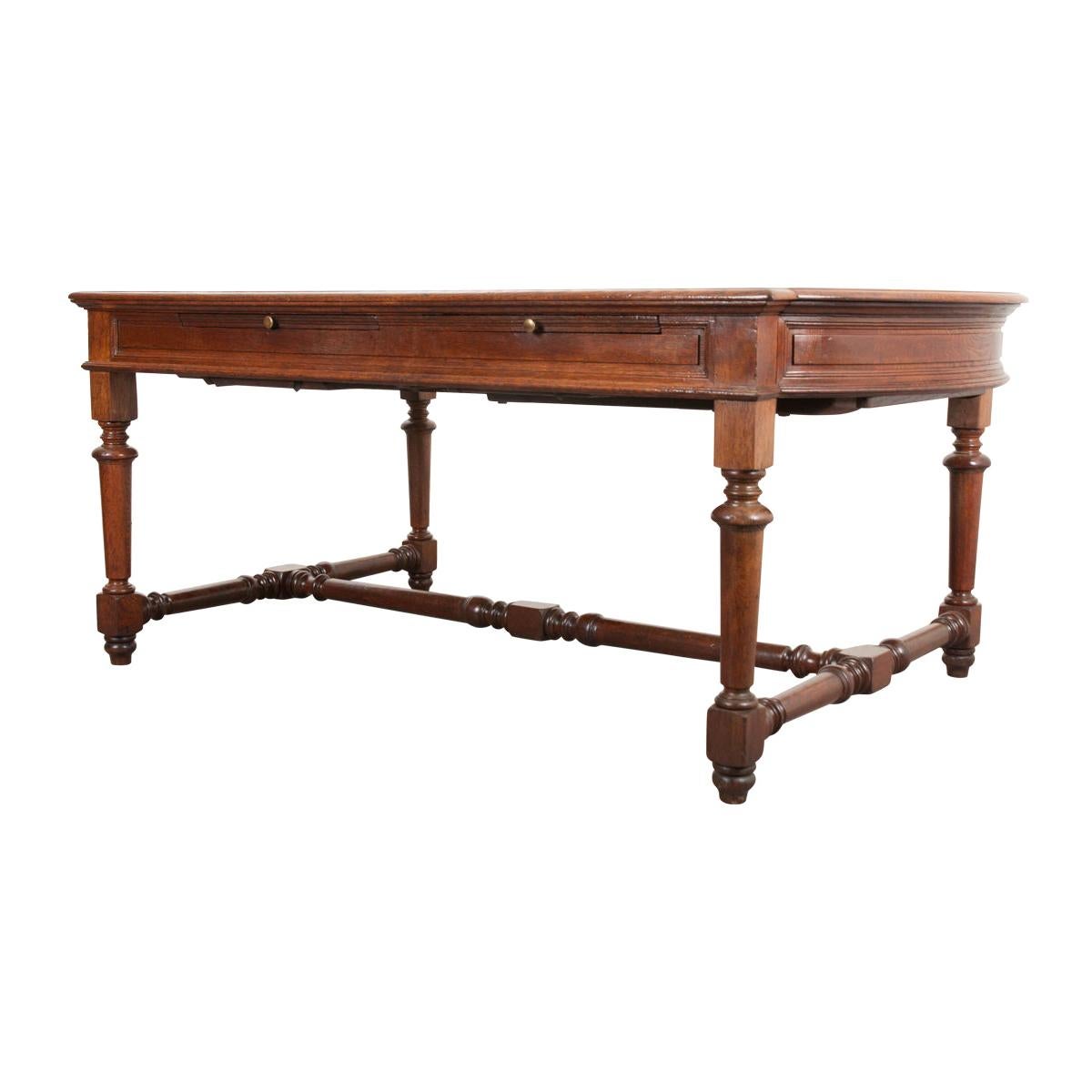 French 19th Century Oak Sewing Table