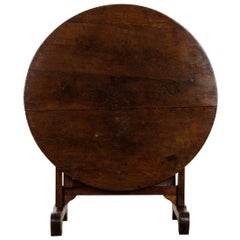 French 19th Century Oak Vendange Table