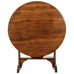 Antique French 19th Century Oak Vendange Table