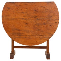 Used French 19th Century Oak Vendange Table