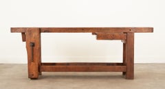 French 19th Century Oak Workbench