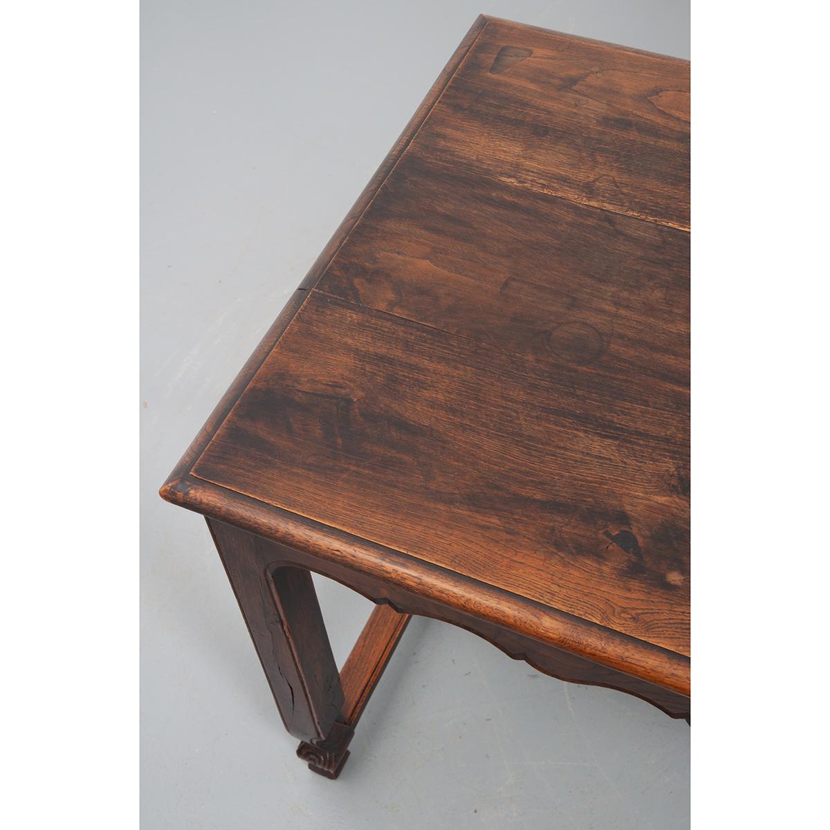 French 19th Century Oak Writing Desk 2