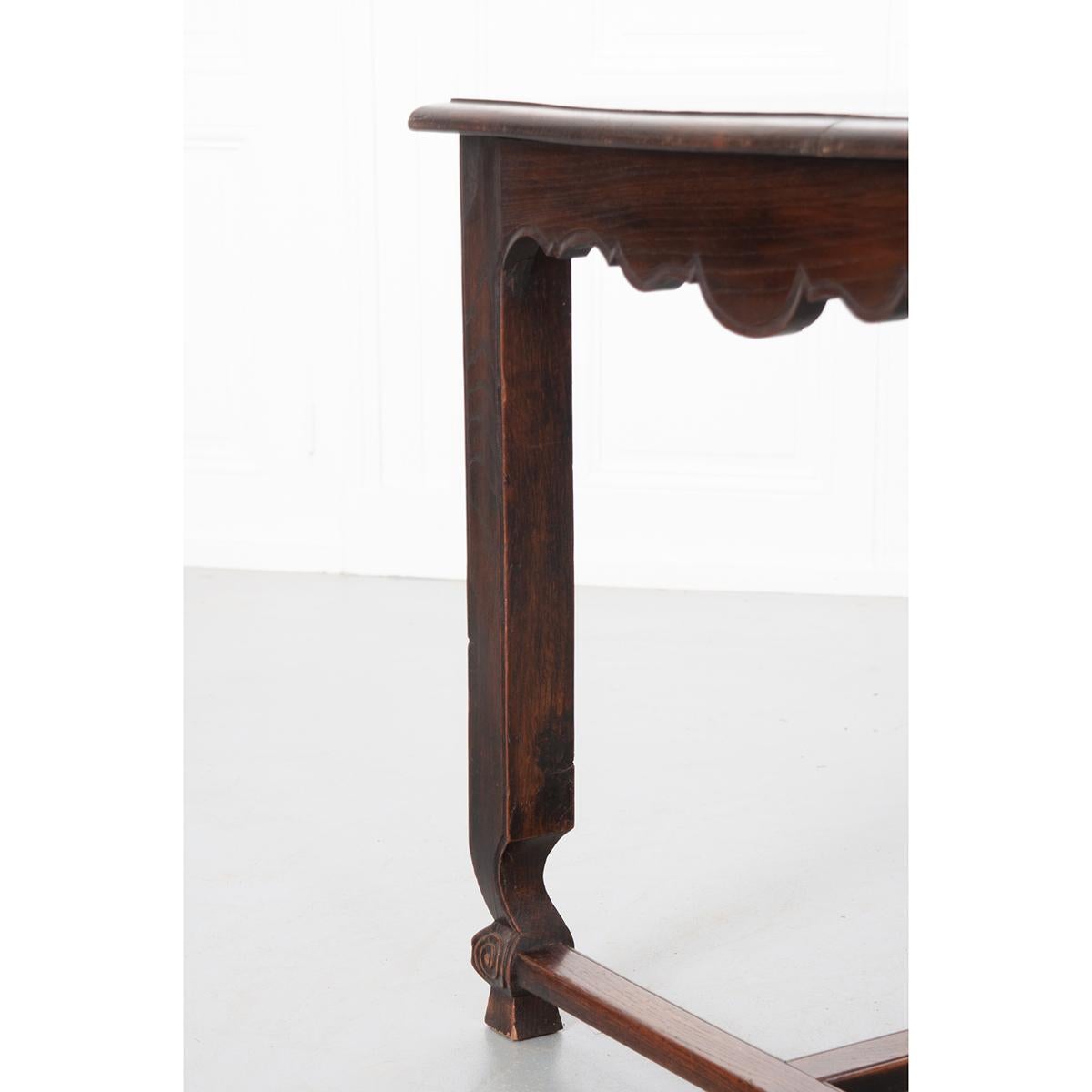 French 19th Century Oak Writing Desk 5