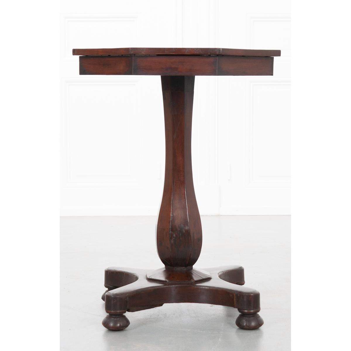 French 19th Century Octagonal Rosewood Side Table 1