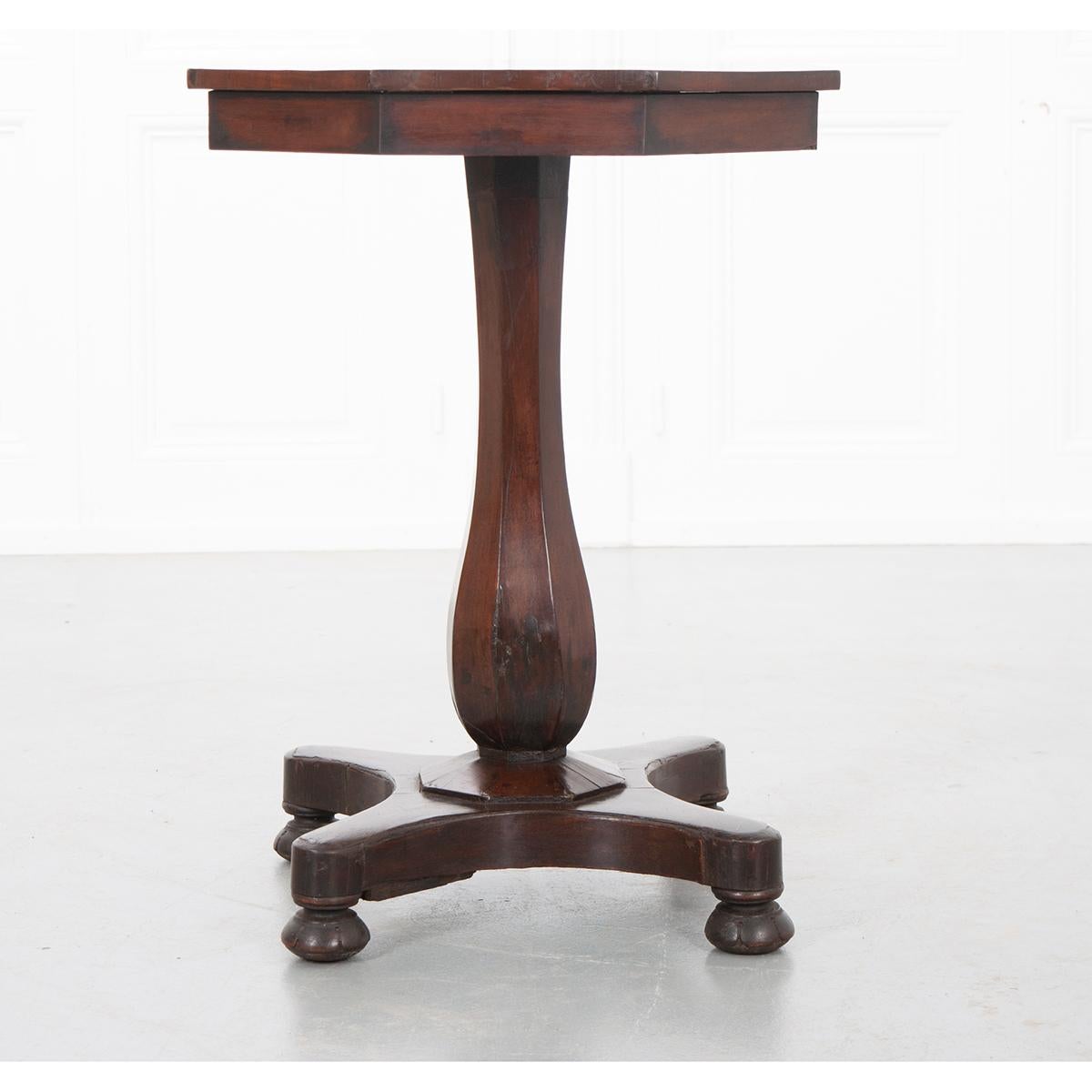 French 19th Century Octagonal Rosewood Side Table 2