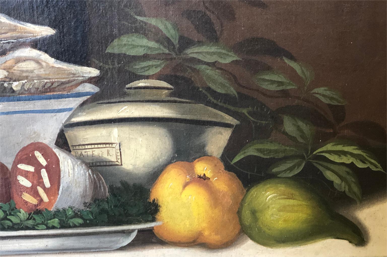 French 19th Century Oil Painting In Good Condition In Atlanta, GA