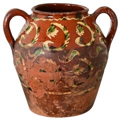 Antique French 19th Century Olive Oil Jar