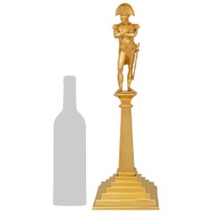 Statue de Napoléon en bronze doré du XIXe siècle