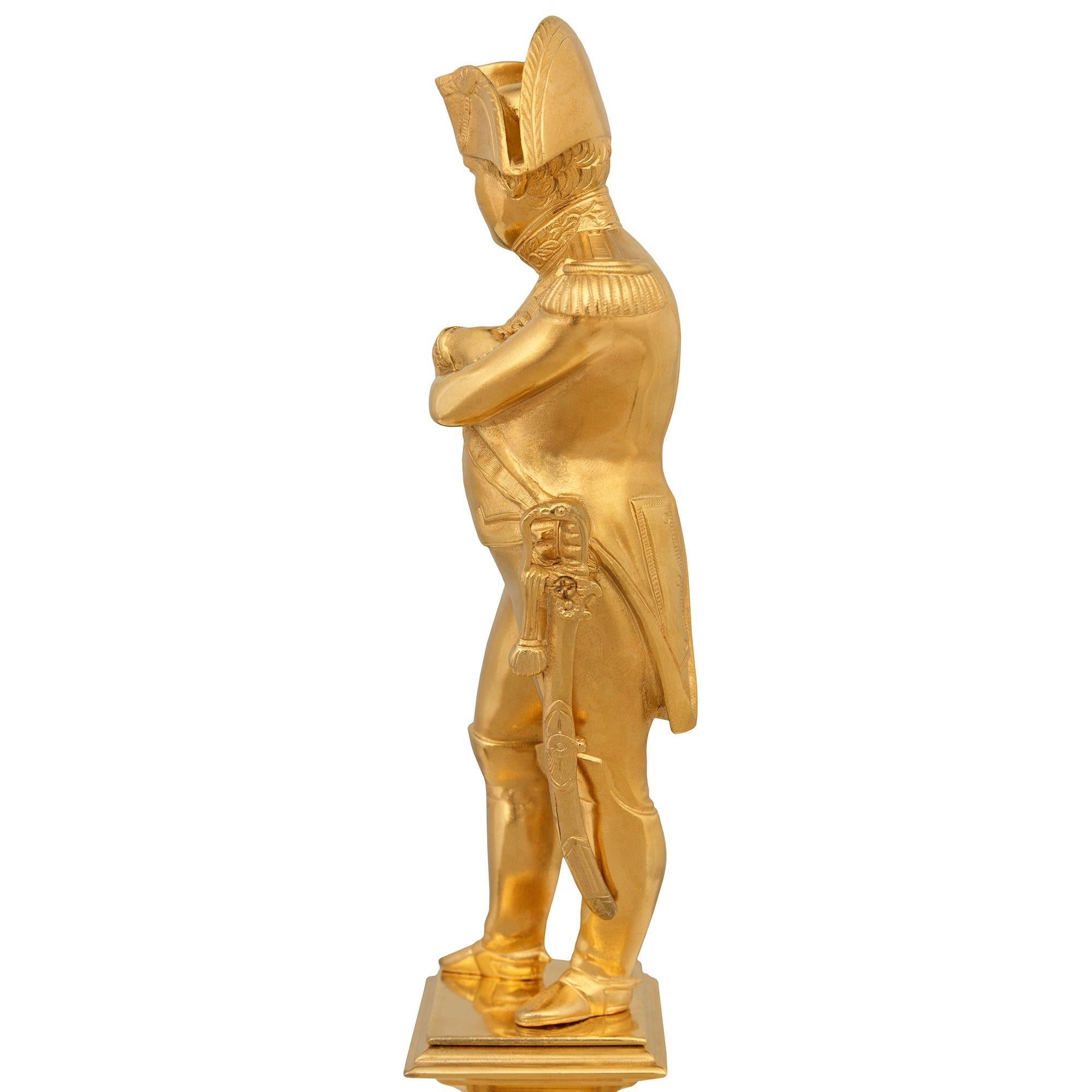 Similoro Statua francese di Napoleone in ormolu del XIX secolo in vendita