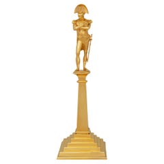 French 19th century Ormolu statue of Napoleon