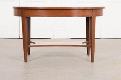 French 19th Century Oval Inlay Coffee Table