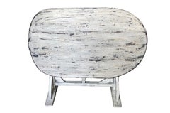 French 19th Century Oval Shaped Wine Tasting Table