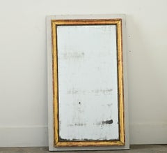French 19th Century Painted and Gilt Mirror