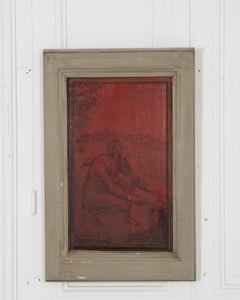 French 19th Century Painted Boiserie Panel