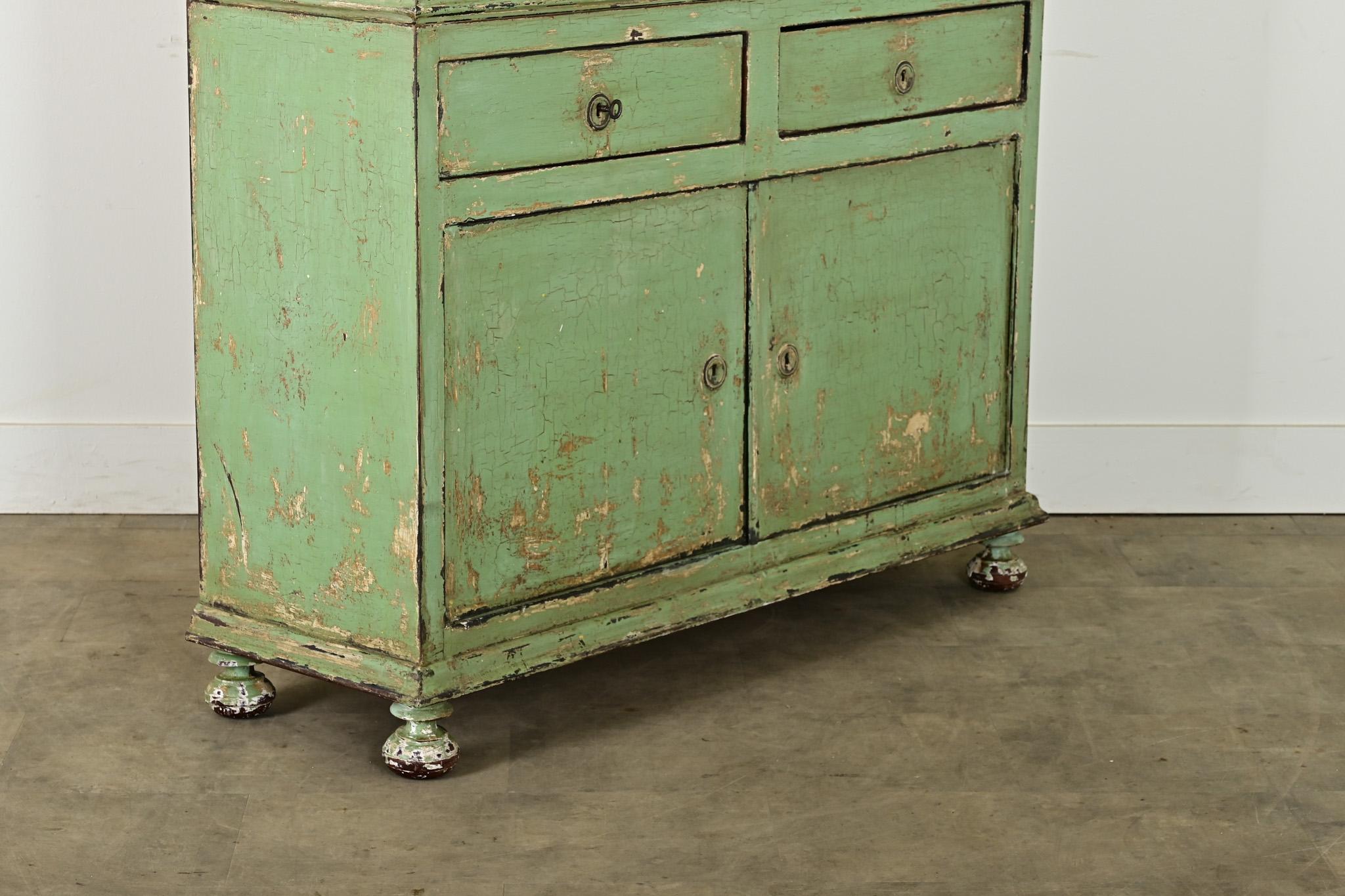 Buffet dipinto francese del XIX secolo A Deux Corps in vendita 5