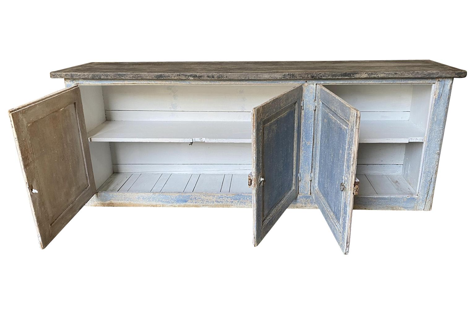 French 19th Century Painted Buffet 6