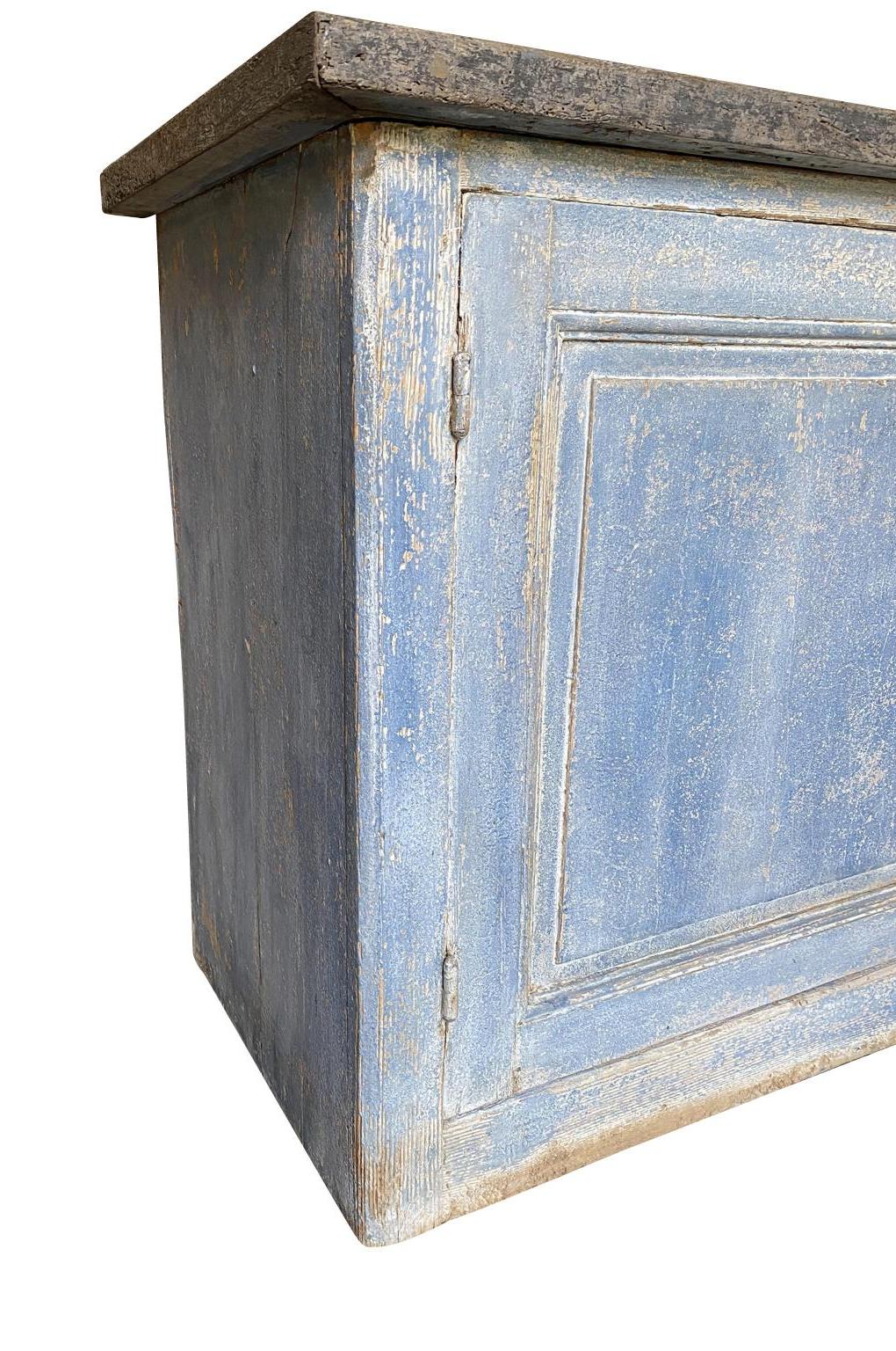 French 19th Century Painted Buffet 2